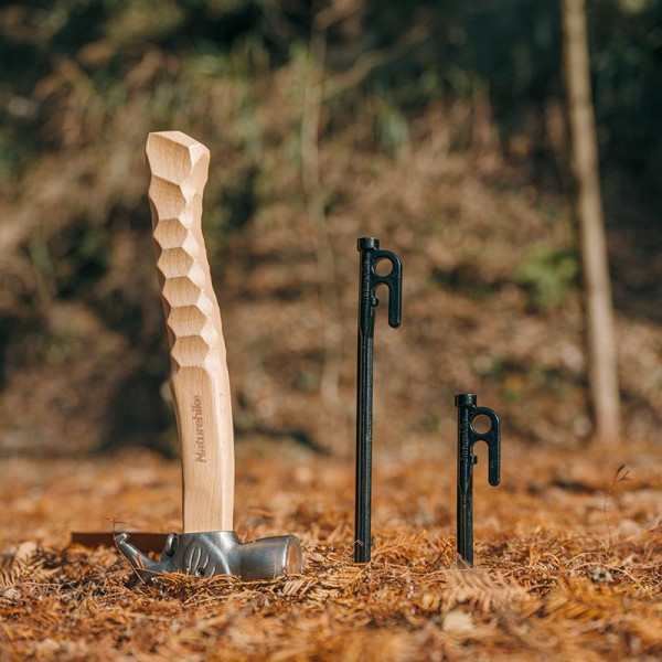 Кілочок для намету Naturehike CNH22ZP018 сталевий 30 см чорний