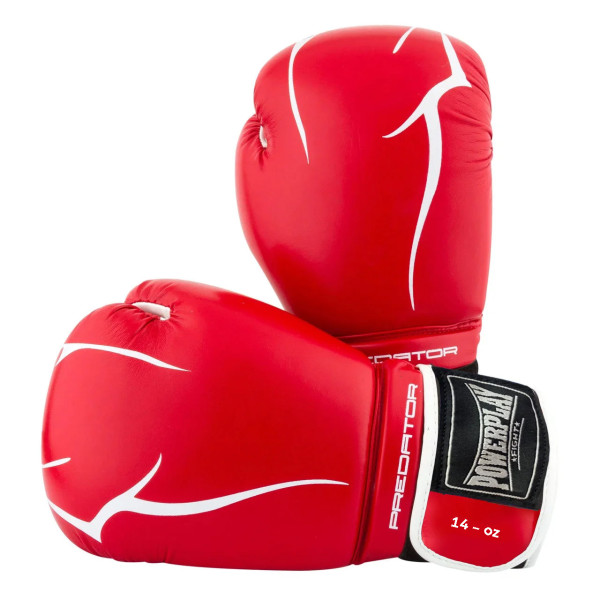 Боксерські рукавиці PowerPlay 3018 Jaguar Червоні 14 унцій