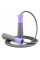 Скакалка PowerPlay 4206 Jump Rope PRO+ Сіро-фіолетова (2,75m.)