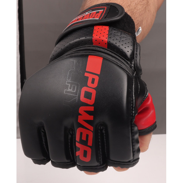 Рукавиці для MMA PowerPlay 3093 Чорні S