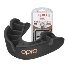 Дитяча капа OPRO Junior Bronze Black 002185001 чорна термопластик