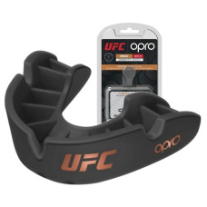 Дитяча капа Opro Junior Bronze UFC Hologram Black art.002264001 з чохлом