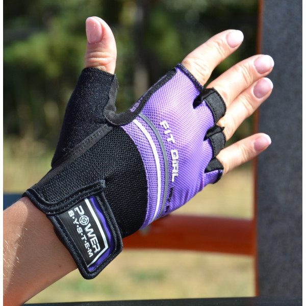 Рукавички для фітнесу Power System PS-2920 Fit Girl Evo Purple XS