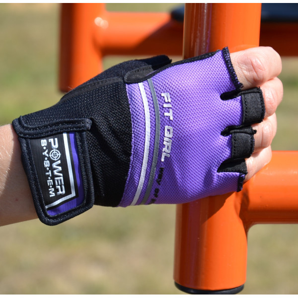 Рукавички для фітнесу Power System PS-2920 Fit Girl Evo Purple XS