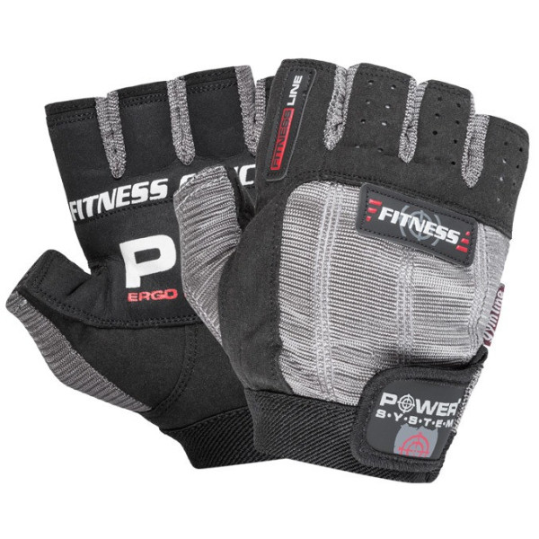 Рукавички для фітнесу Power System PS-2300 Fitness Grey/Black XL