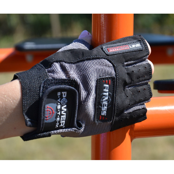 Рукавички для фітнесу Power System PS-2300 Fitness Grey/Black XL