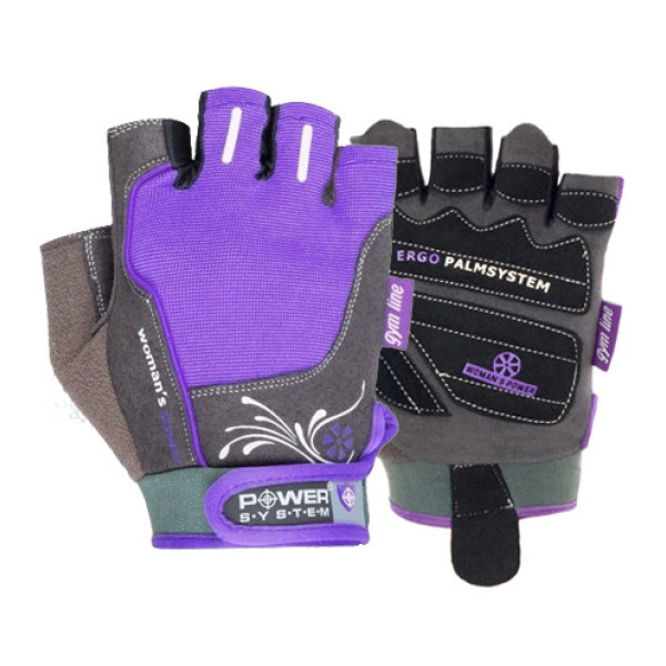 Рукавички для фітнесу Power System PS-2570 Woman’s Power жіночі Purple S