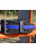 Пояс для пауерліфтингу Power System PS-3800 PowerLifting шкіряний Black/Blue Line L