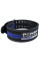 Пояс для пауерліфтингу Power System PS-3800 PowerLifting шкіряний Black/Blue Line XXL