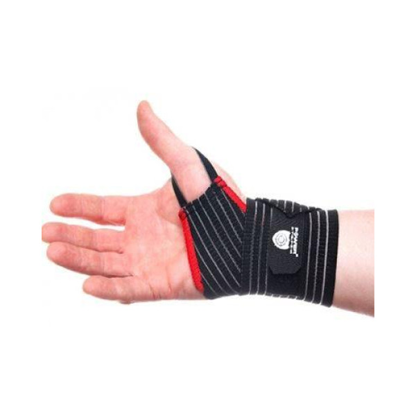 Кистьові бинти Power System PS-6000 Elastic Wrist Support Black/Red