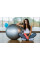 М'яч для фітнесу (фітбол) PowerPlay 4001 Ø65 cm Gymball Сірий + помпа