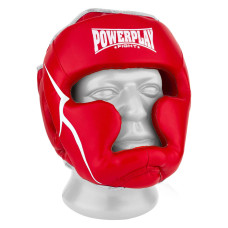 Боксерський шолом PowerPlay PP_3100_XS_Red дитячий закритий червоний