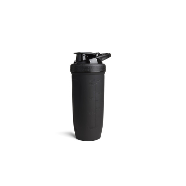 Шейкер спортивний SmartShake металевий Reforce Stainless Steel 30oz/900ml Black
