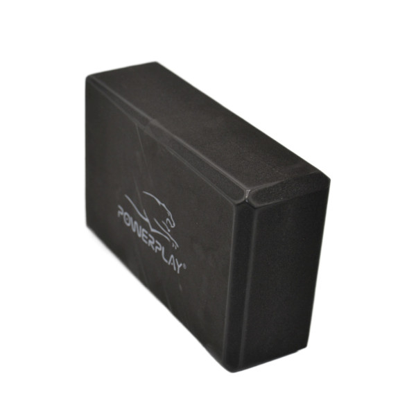 Блок для йоги 2 шт (пара) PowerPlay 4006 Yoga Brick EVA Чорні