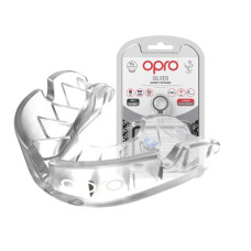 Дитяча капа OPRO Silver JR Clear 102503006 для контактного спорту прозора