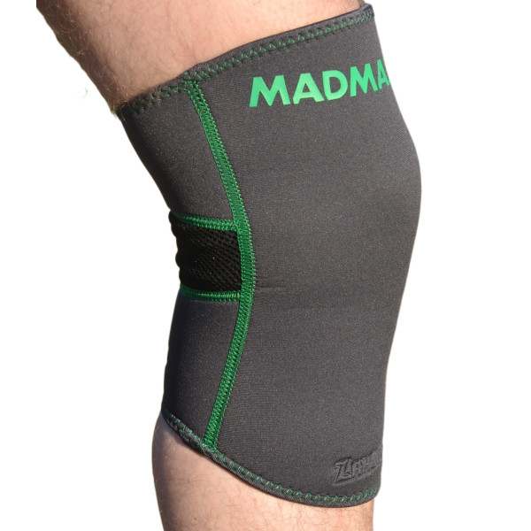 Наколінник MadMax MFA-294 Zahoprene Knee Support Dark Grey/Green (1шт.) XL
