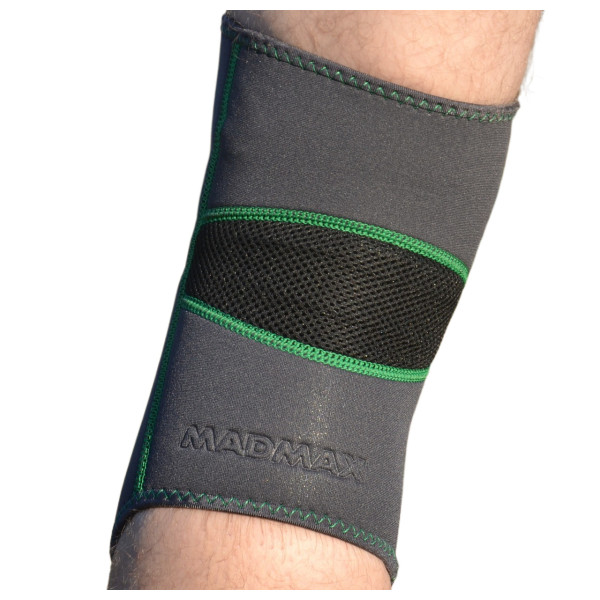 Наколінник MadMax MFA-294 Zahoprene Knee Support Dark Grey/Green (1шт.) XL