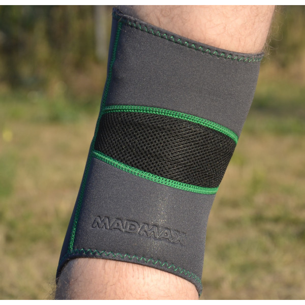 Наколінник MadMax MFA-294 Zahoprene Knee Support Dark Grey/Green (1шт.) XL