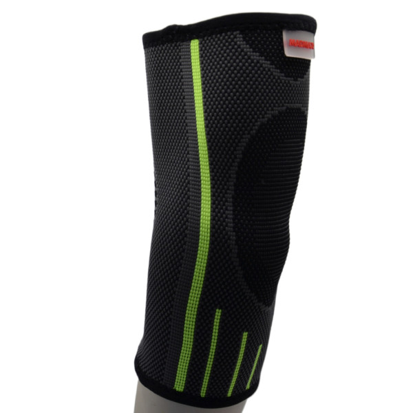 Компресійний налокітник MadMax MFA-283 3D Compressive elbow support Dark grey/Neon green (1шт.) L