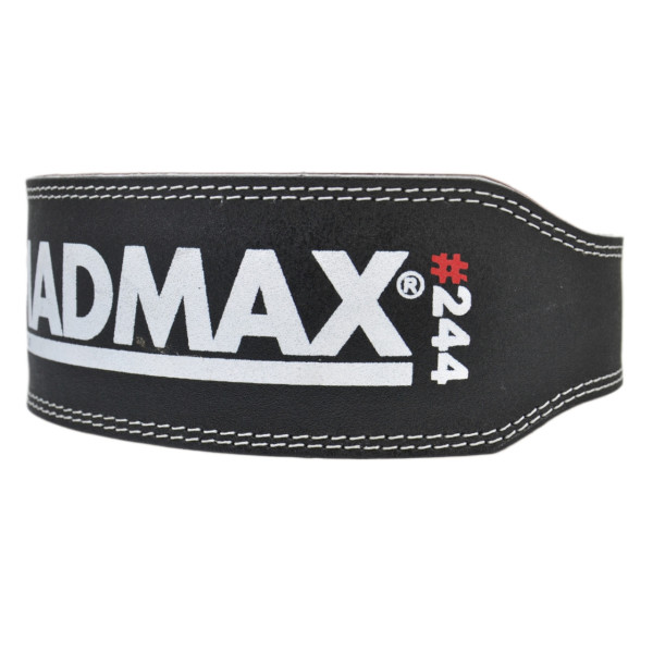 Пояс для важкої атлетики MadMax MFB-244 Sandwich шкіряний Black XL