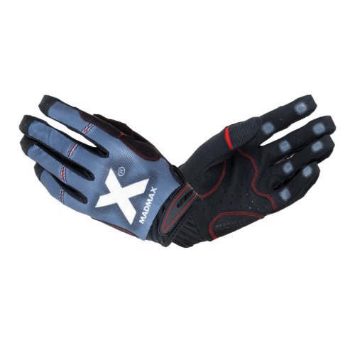 Рукавички для фітнесу MadMax MXG-102 X Gloves Black/Grey/White XL