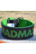 Пояс для важкої атлетики MadMax MFB-302 Quick Release Belt шкіряний Black/Green XL