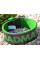 Пояс для важкої атлетики MadMax MFB-302 Quick Release Belt шкіряний Black/Green XL