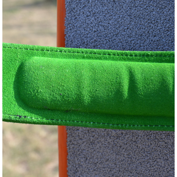 Пояс для важкої атлетики MadMax MFB-302 Quick Release Belt шкіряний Black/Green XL