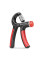 Еспандер кистьовий PowerPlay PP-4323 з регульованим навантаженням 10-40 кг. Strength Grip Чорно-червоний