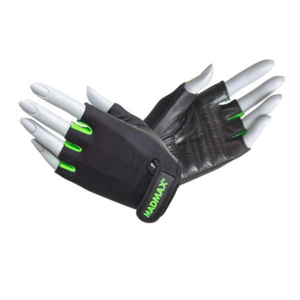 Рукавички для фітнесу MadMax MFG-251 Rainbow Green L