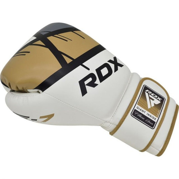 Боксерські рукавиці RDX F7 Ego Golden 12 унцій