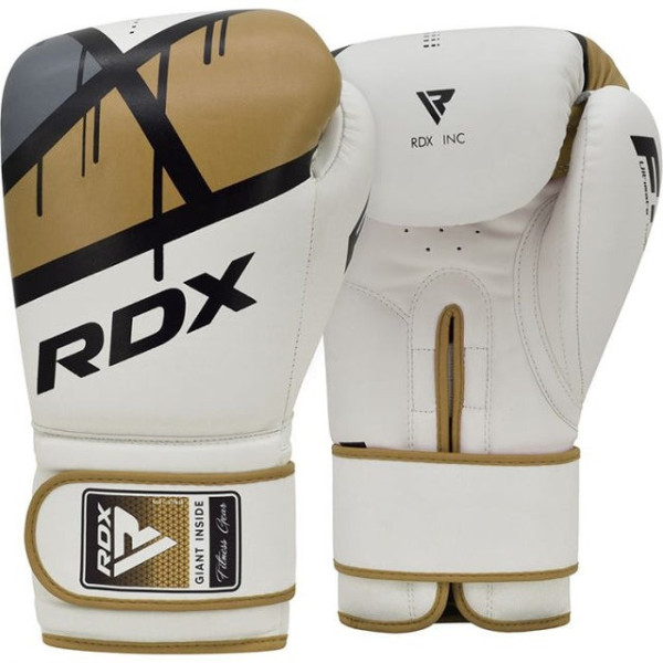 Боксерські рукавиці RDX F7 Ego Golden 14 унцій
