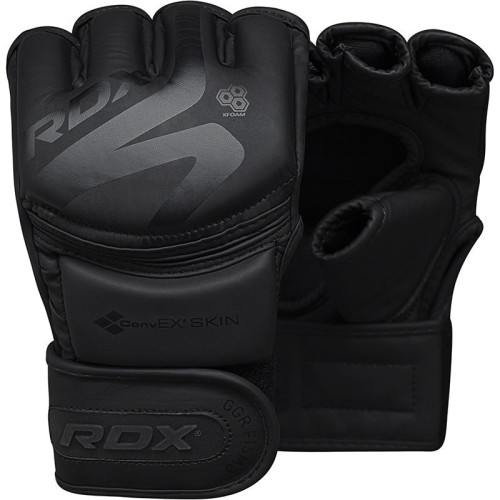 Рукавиці для ММА RDX F15 Noir Matte Black L