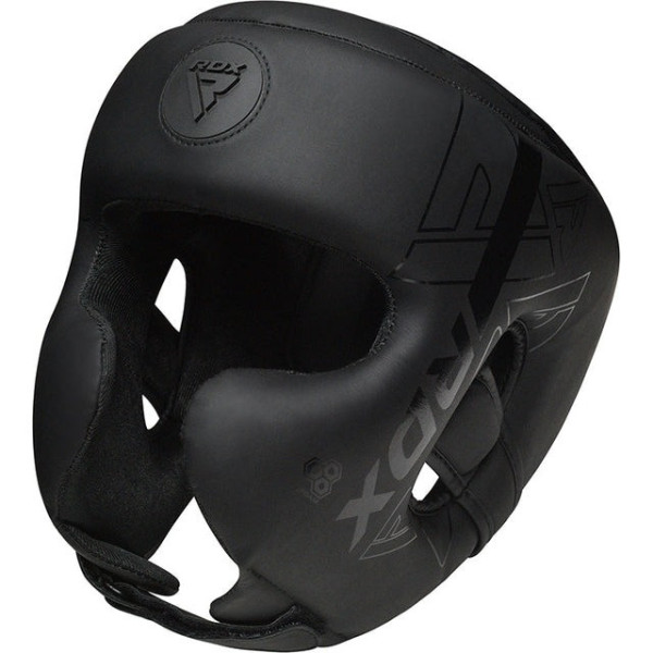Боксерський шолом RDX F6 KARA Matte Black L