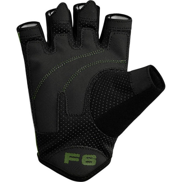 Рукавички для фітнесу RDX F6 Sumblimation Black/Green XL