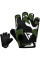 Рукавички для фітнесу RDX F6 Sumblimation Black/Green M