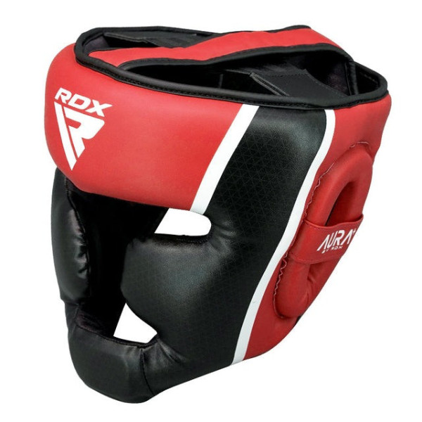 Боксерський шолом RDX AURA PLUS T-17 Red/Black XL