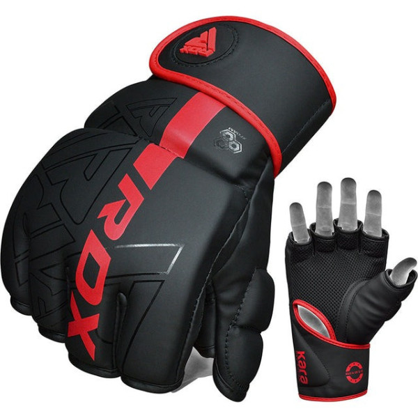 Рукавиці для ММА RDX F6 KARA Matte Red M