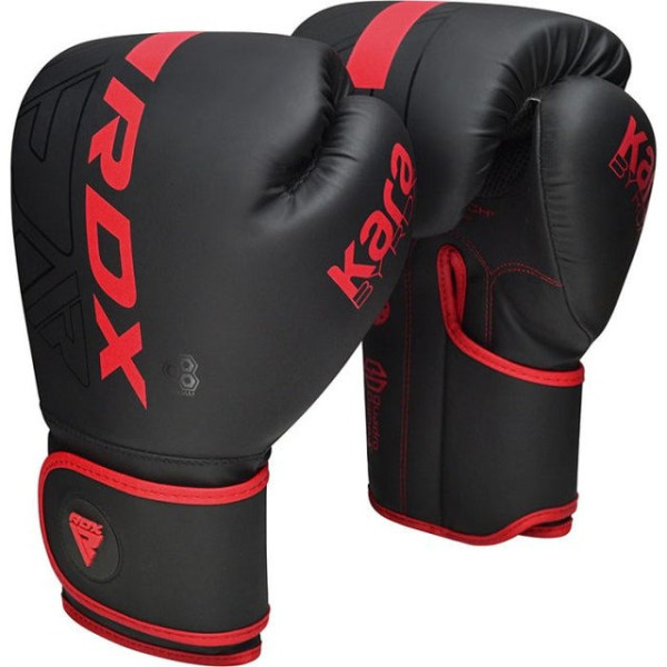 Боксерські рукавиці RDX F6 Kara Matte Red 16 унцій