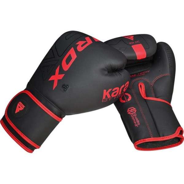 Боксерські рукавиці RDX F6 Kara Matte Red 16 унцій