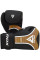 Боксерські рукавиці RDX AURA PLUS T-17 Black Golden 10 унцій (капа в комплекті)