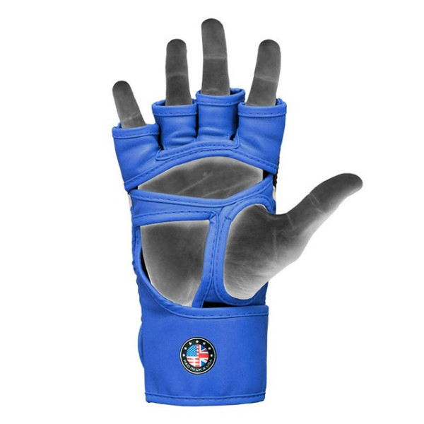 Рукавиці для ММА RDX AURA PLUS T-17 Blue/Black M