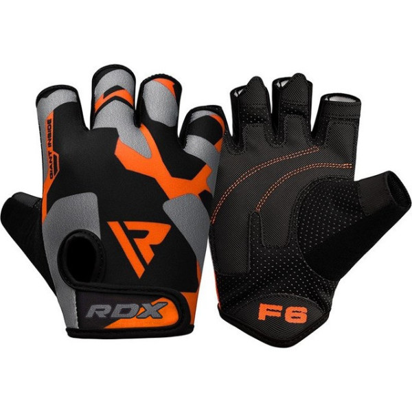 Рукавички для фітнесу RDX F6 Sumblimation Orange XL