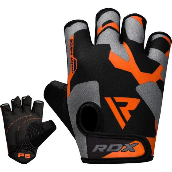Рукавички для фітнесу RDX F6 Sumblimation Orange XL