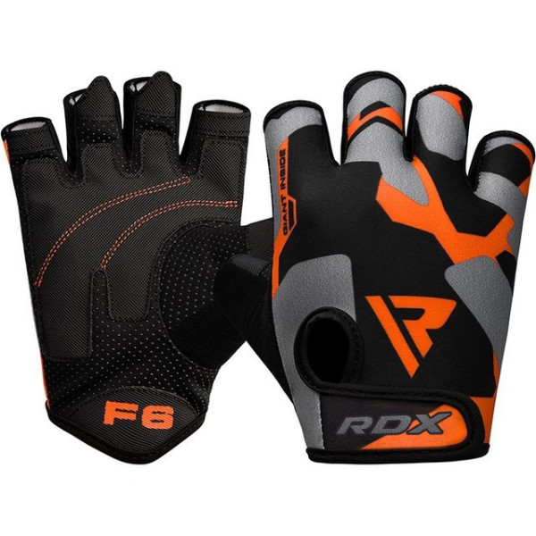 Рукавички для фітнесу RDX F6 Sumblimation Orange XL