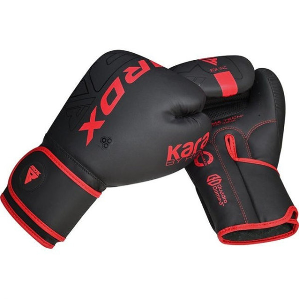 Боксерські рукавиці RDX F6 Kara Matte Red 8 унцій