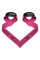 Лямки для тяги RDX S4 Gym Cotton Gel Straps Pink Plus