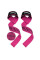 Лямки для тяги RDX S4 Gym Cotton Gel Straps Pink Plus