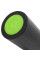 Масажний ролик (роллер) гладкий PowerPlay 4021 Fitness Roller Чорно-зелений (30x15см.)