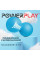 Масажний силіконовий подвійний м'яч PowerPlay PP-4355 Silicone Lacrosse Peanut Ball (6.3*12.6см.) Синій